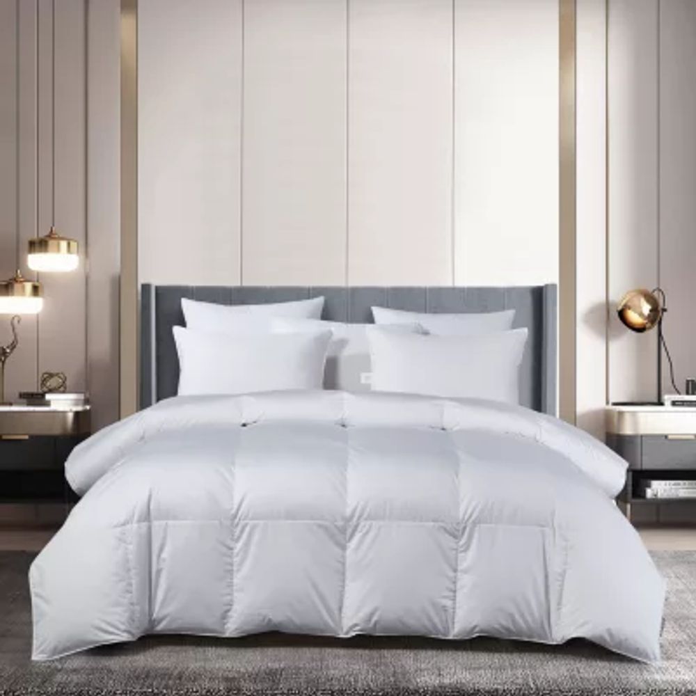 Beautyrest Sateen Cotton European White Goose Down Comforter - All Seasons