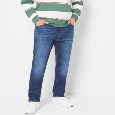 Arizona Big and Tall Advance Flex 360 Mens Straight Leg Jean