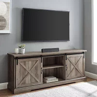 70 INCH Barn Door TV Stand