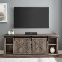 70 INCH Barn Door TV Stand