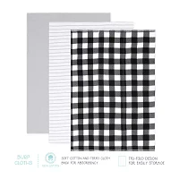 The Peanutshell 0-3m Black Plaid Baby Unisex 23-pc. Baby Clothing Set