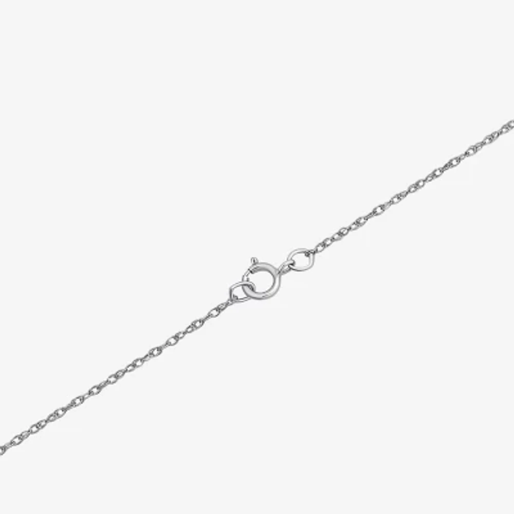 Womens Cubic Zirconia 10K Gold Sterling Silver Heart 2-pc. Jewelry Set