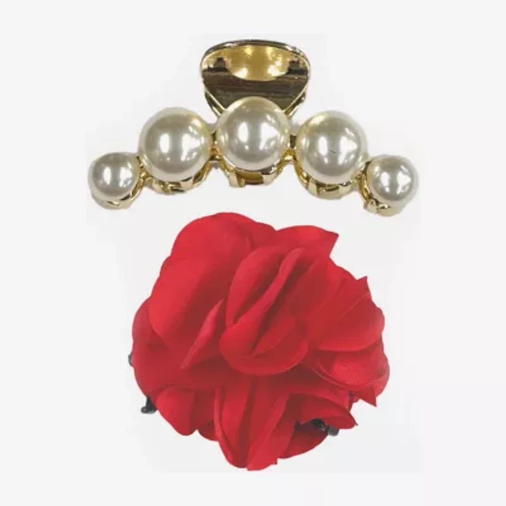 Bijoux Bar Flower 2-pc. Hair Clip