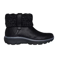 Skechers Hands Free Slip-Ins Womens Easy Going Cozy Weather 2 Flat Heel Winter Boots