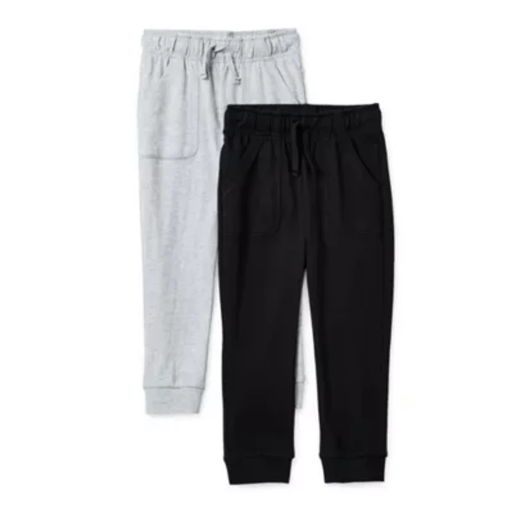 Okie Dokie Jersey Toddler & Little Boys Tapered Regular Fit Jogger Pant