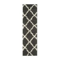 Safavieh Dallas Shag Collection Caris Geometric Runner Rug