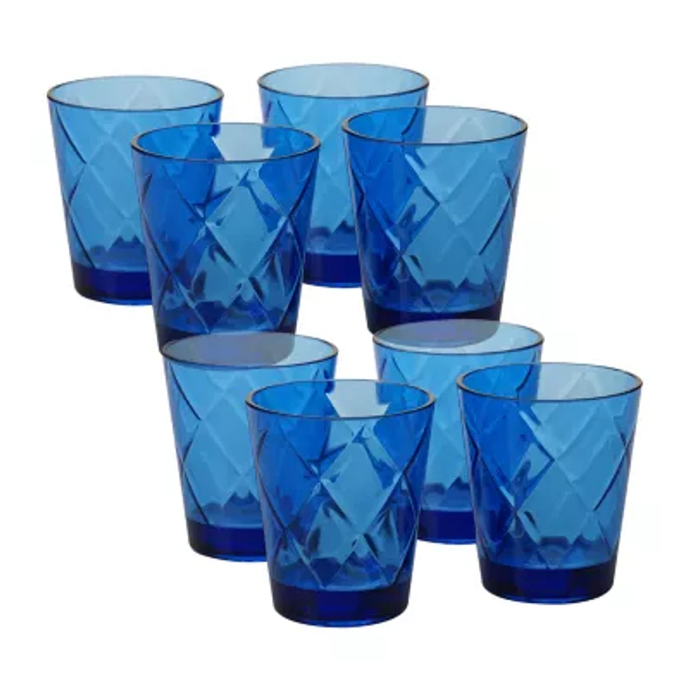 Certified International 8-pc. Acrylic DOF Tumbler Glass
