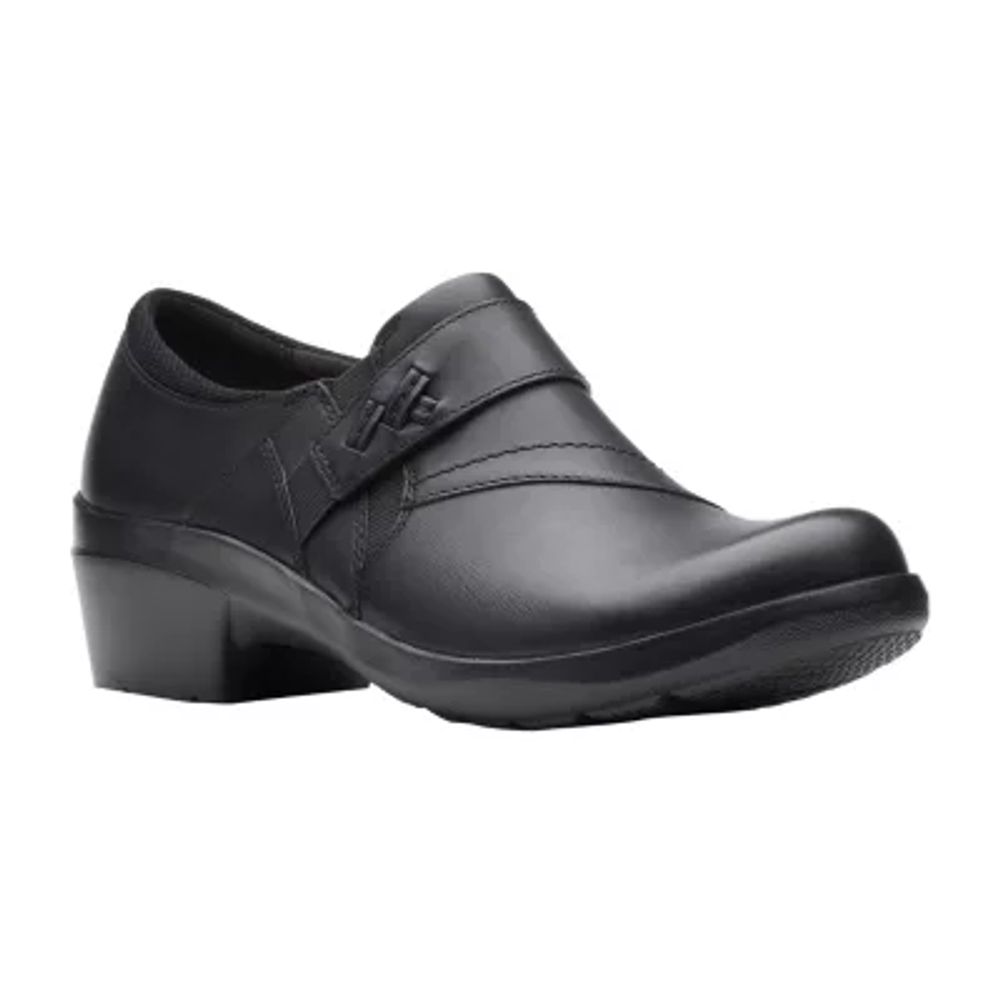 Clarks Angie Pearl Womens Closed Toe Slip-On Shoe