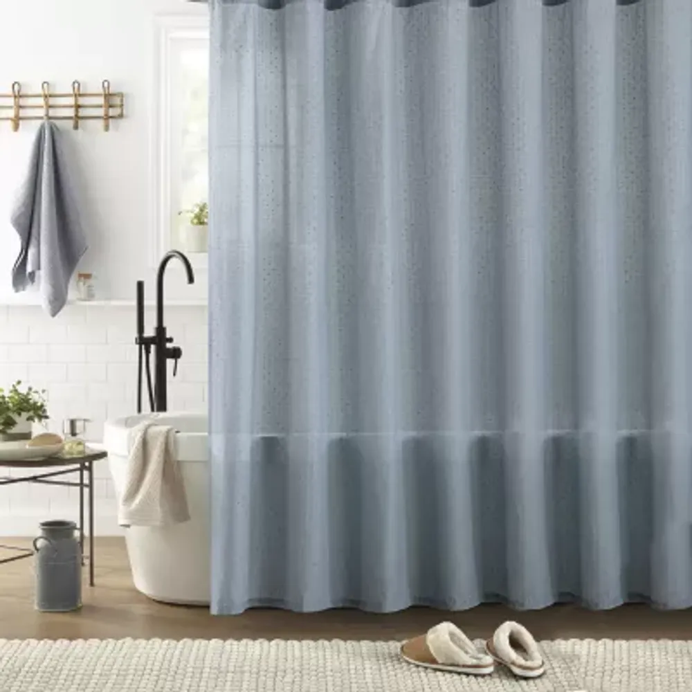 Linden Street Swiss Dot Shower Curtain