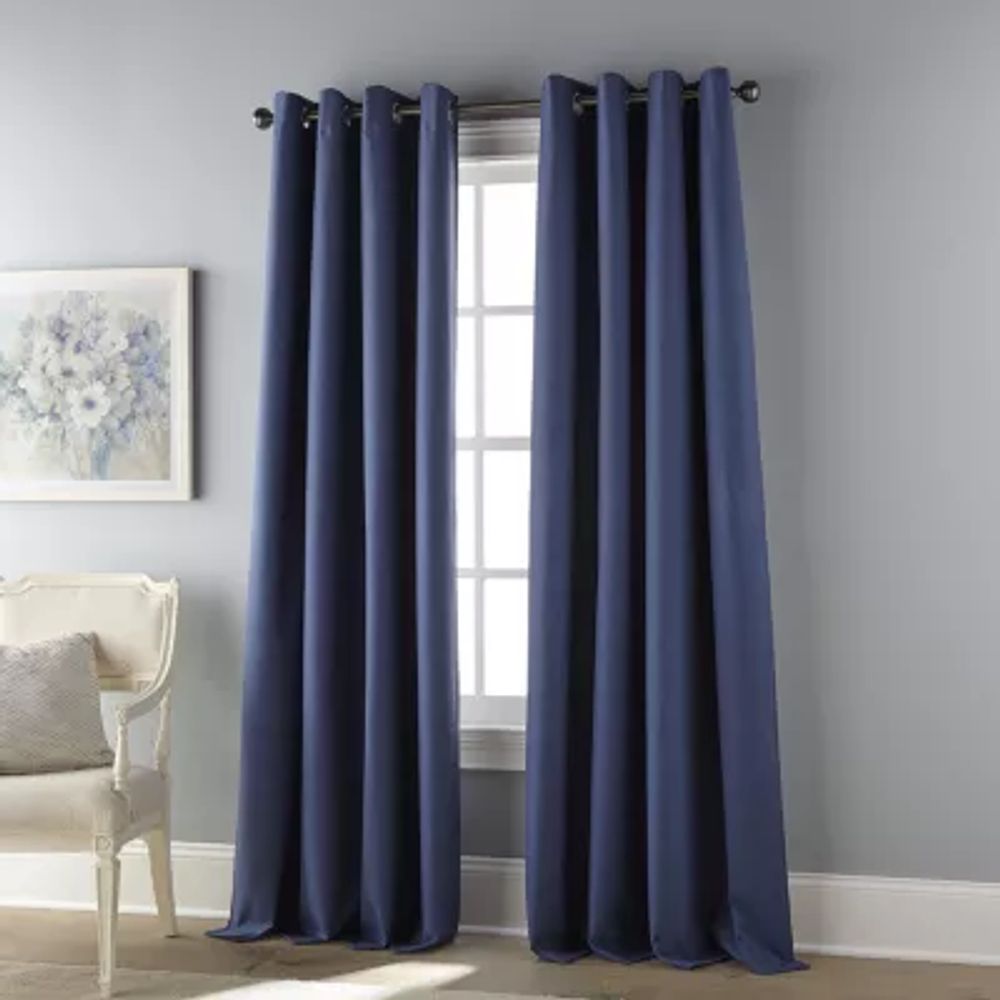 Stratford Park Azalia Grommet Top Blackout Single Curtain Panel