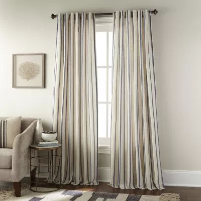 Stratford Park Kanti Rod Pocket Back Tab Light-Filtering Single Curtain Panel