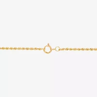 14K Yellow Gold 18-24" 1.35mm Hollow Rope Chain Necklace