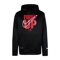 Nike 3BRAND by Russell Wilson Big Kid Boys Long Sleeve Fleece Hoodie