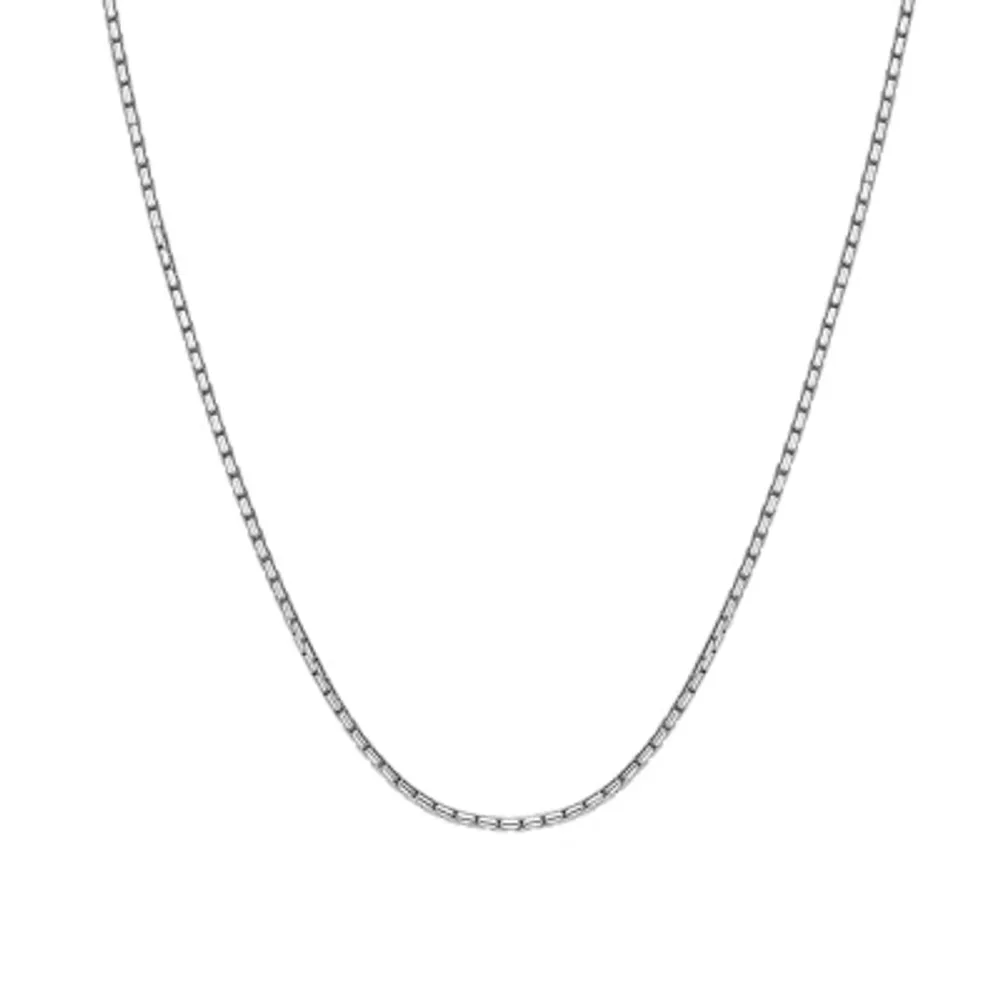 Mens Stainless Steel 24 Inch Snake Chain Necklace