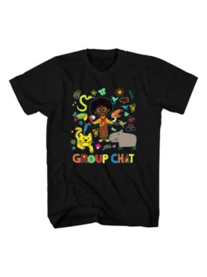 Disney Collection Little & Big Kid Boys Crew Neck Short Sleeve Regular Fit Encanto Graphic T-Shirt
