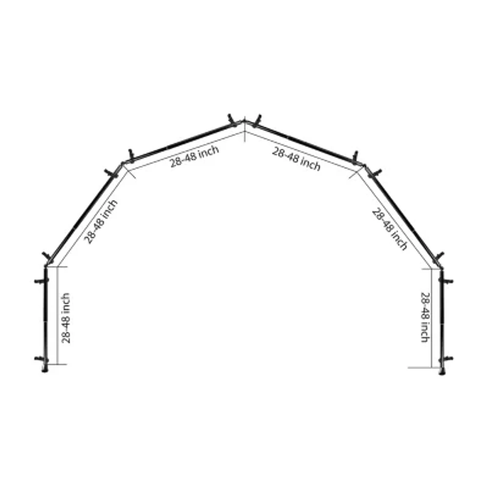 Rod Desyne Jordana 6 Sided Bay Window