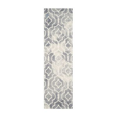 Safavieh Dip Dye Collection Devnet Geometric Runner Rug