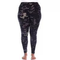 White Mark Womens Mid Rise 28" Plus Full Length Leggings