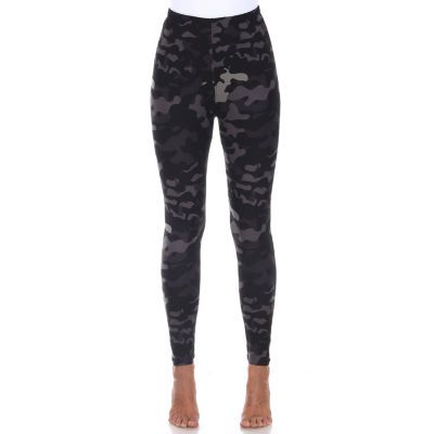 White Mark Womens Mid Rise 26" Full Length Leggings