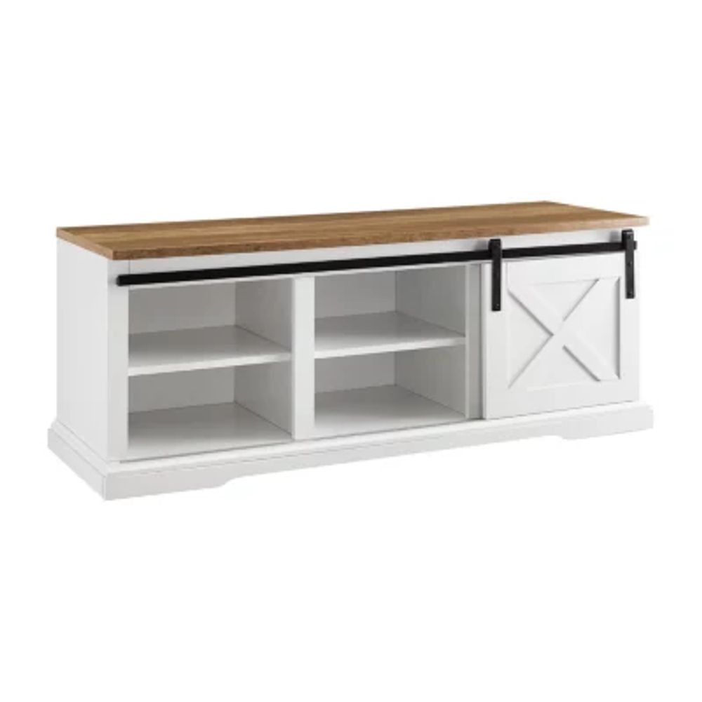 Walker Edison Payton Small Space Collection Storage Bench