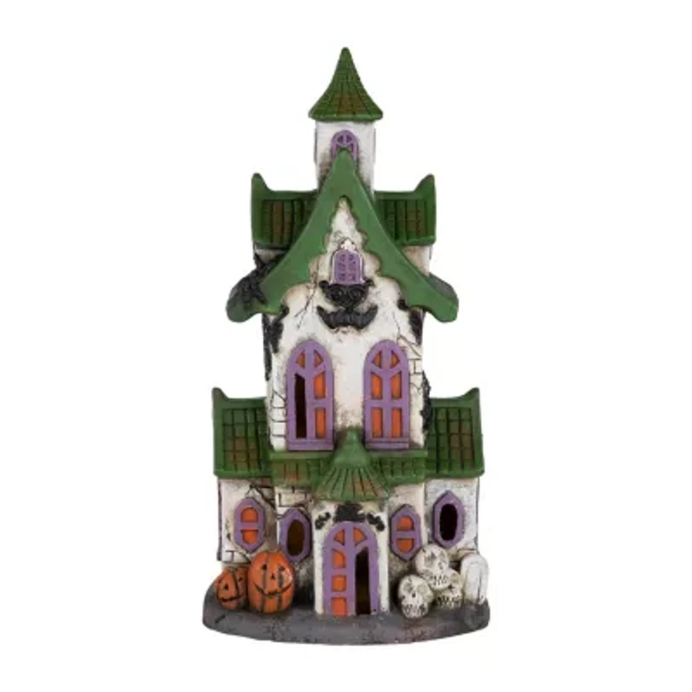 Northlight 22.75in Led Haunted House Lighted Halloween Tabletop Decor