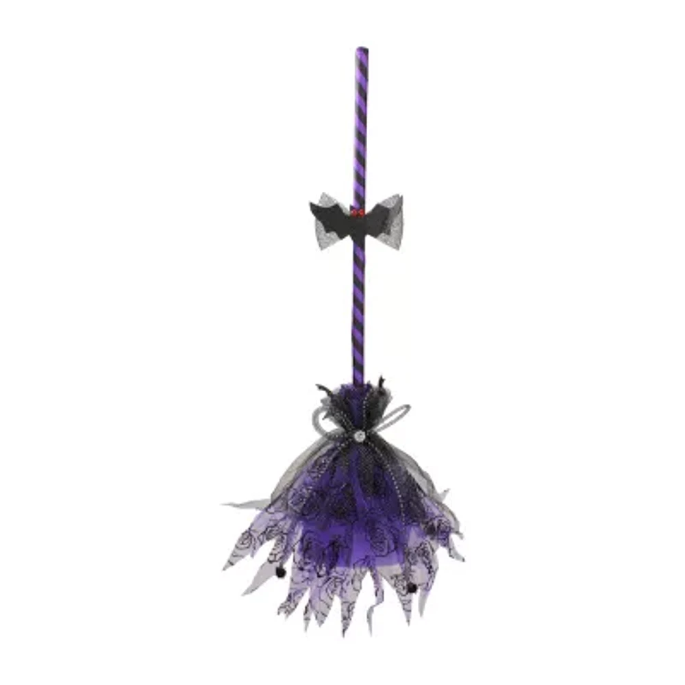 Northlight 29in Animated Witches Broom Halloween Figurine