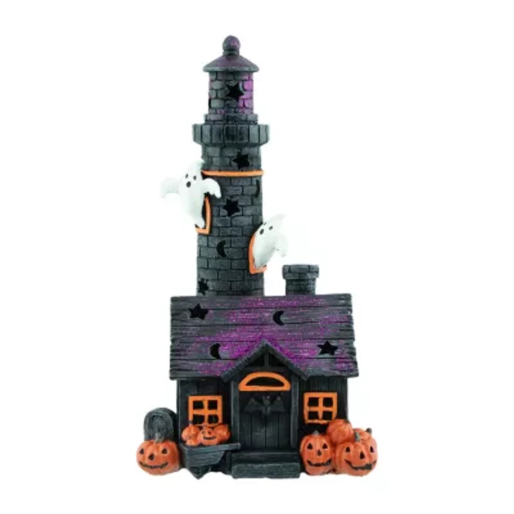Northlight 11.75in Led Haunted House Lighted Halloween Tabletop Decor