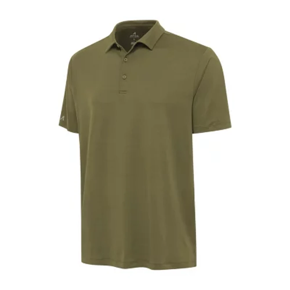 Antigua Reprocess Mens Regular Fit Short Sleeve Polo Shirt