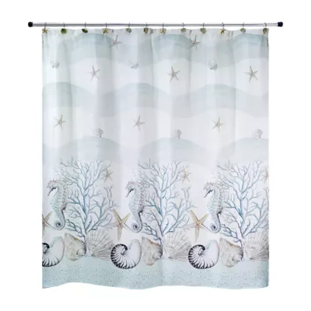 Avanti Coastal Terrazzo Shower Curtain