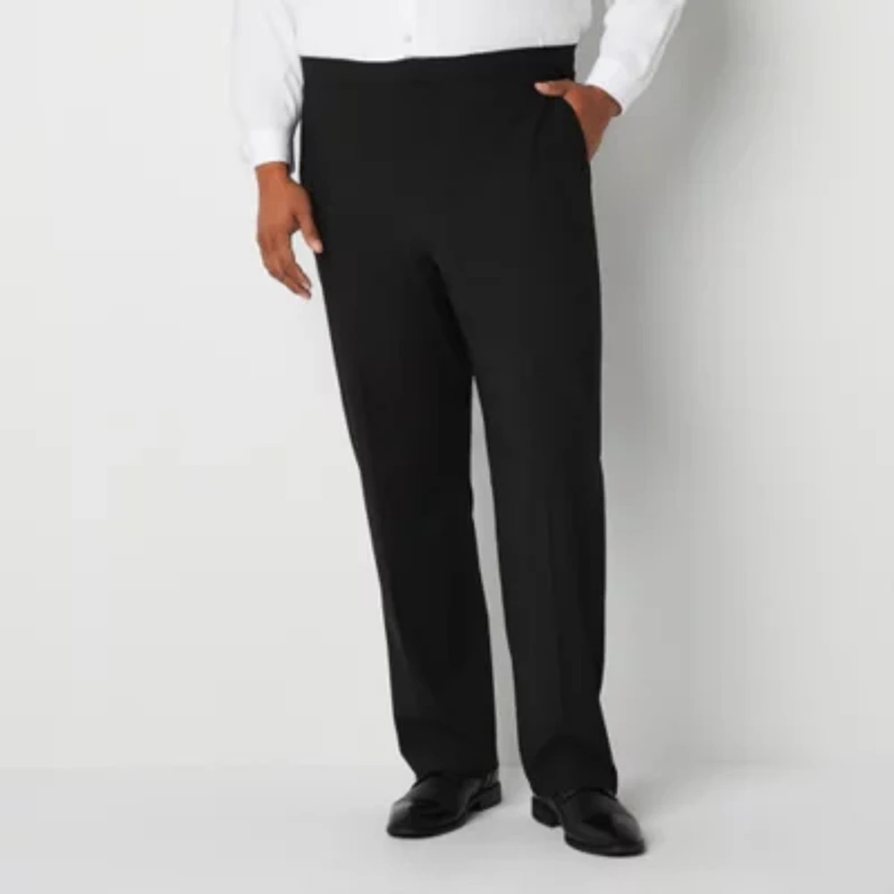 J. Ferrar Ultra Comfort Mens Big and Tall Stretch Fabric Regular Fit Tuxedo Pant
