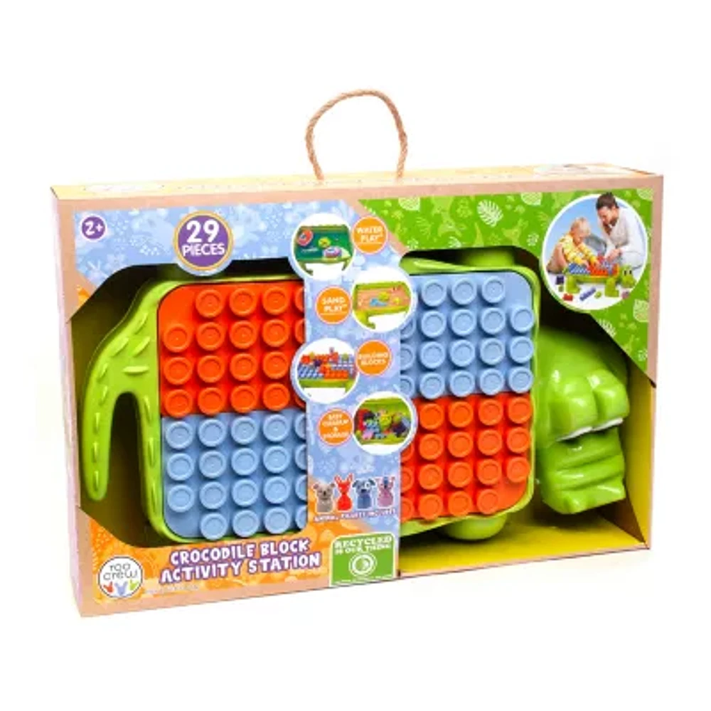 Boley Roo Crew Crocodile Block Activity Station 30-pc. Building Blocks