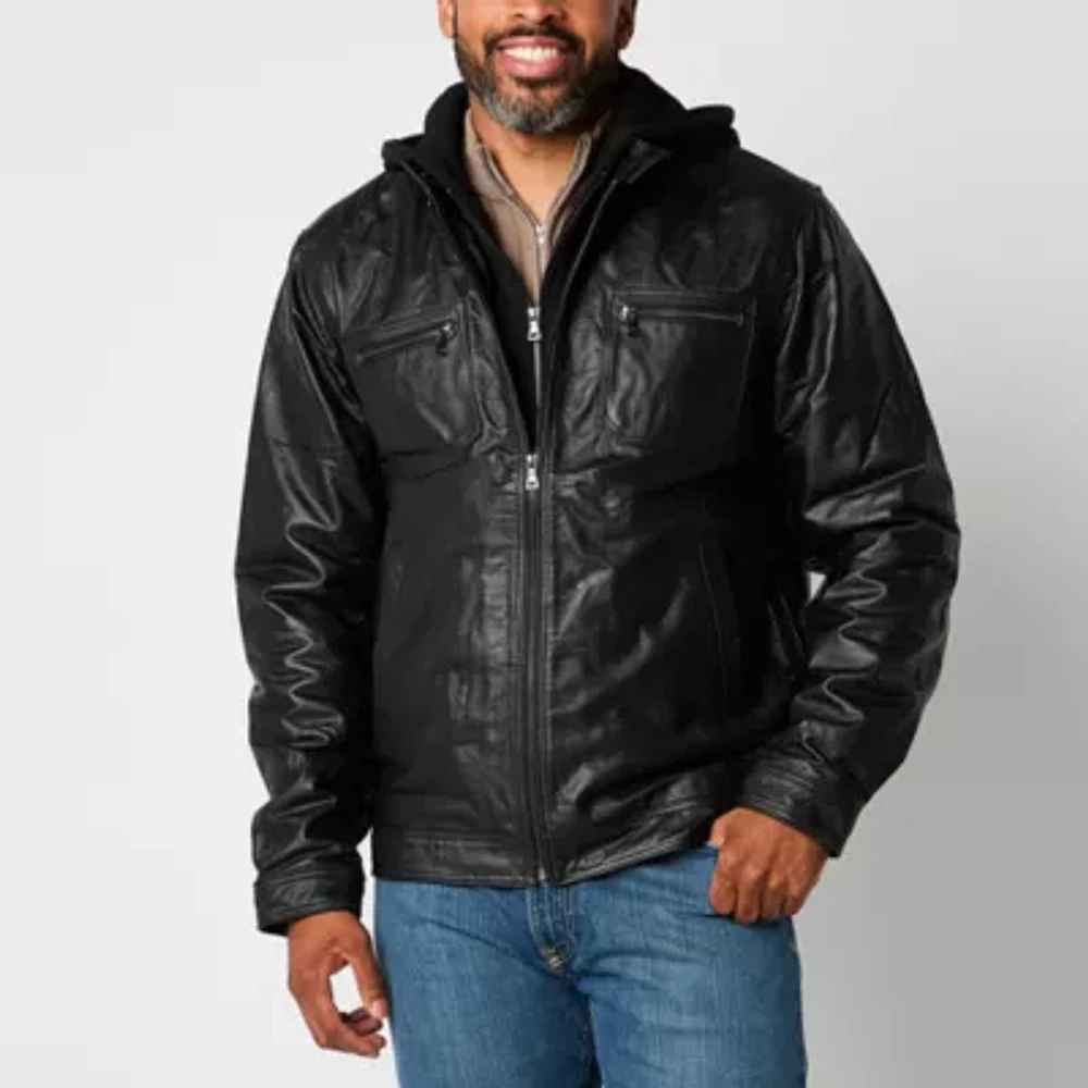 Victory Mens Leather Midweight Jacket