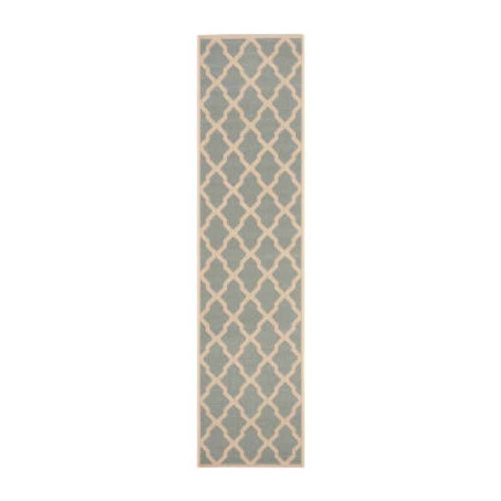 Safavieh Linden Collection Neasa Geometric RunnerRug