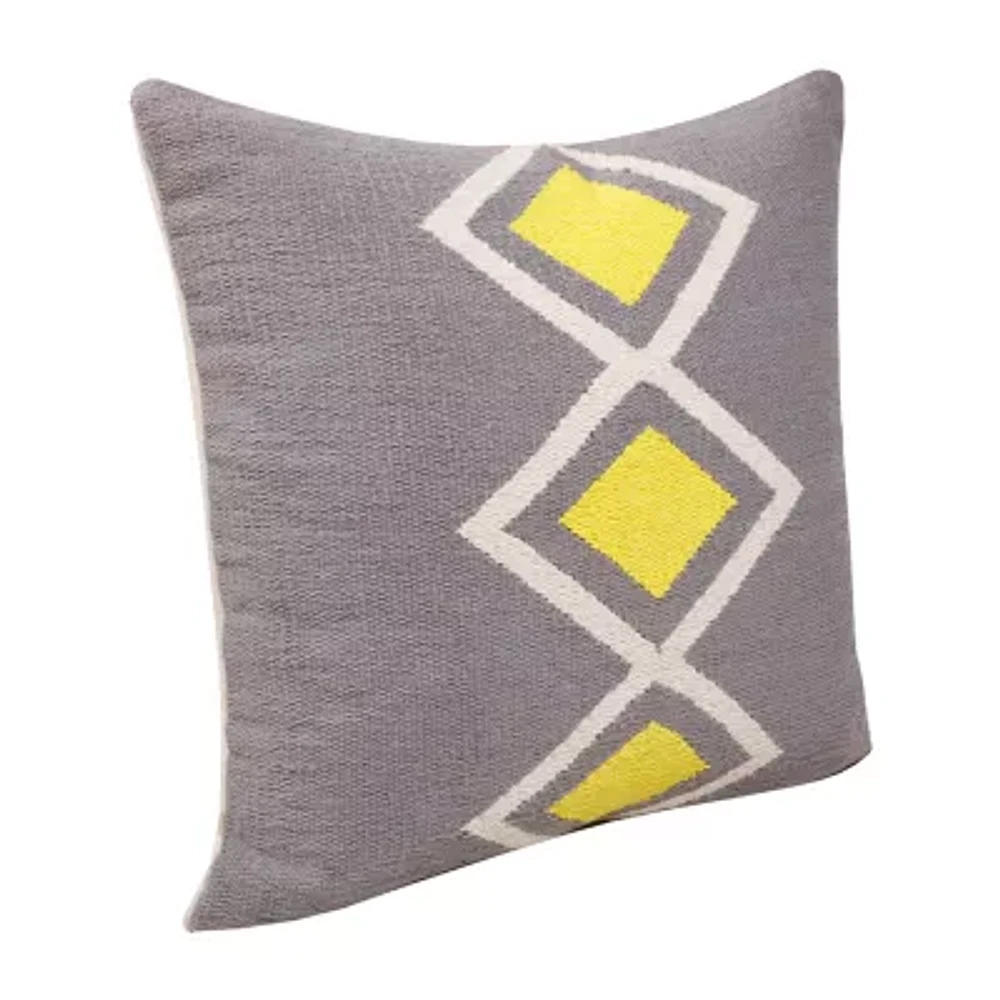 LR Home Designed By Evette Rios Alan Southwestern Square Throw Pillow