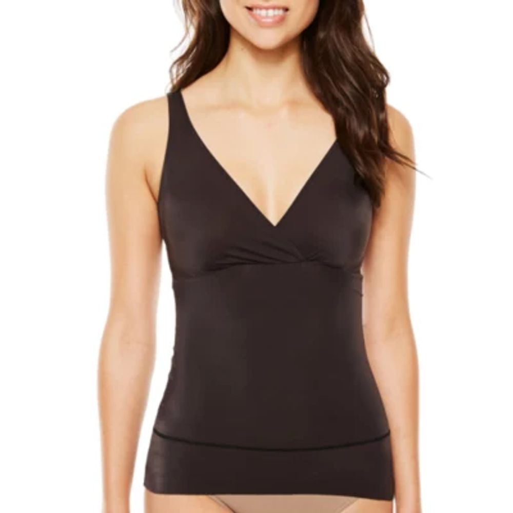 Ambrielle No Side-Show V-Neck Tummy Shaping Shapewear Camisole 167668