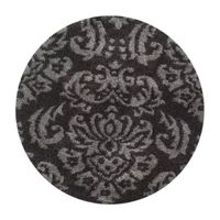 Safavieh Shag Collection Mario Damask Round Area Rug
