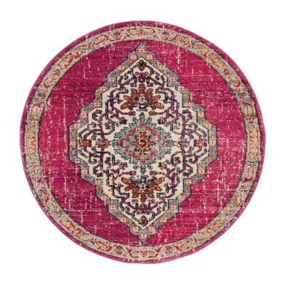 Safavieh Monaco Collection Ilean Oriental Round Area Rug