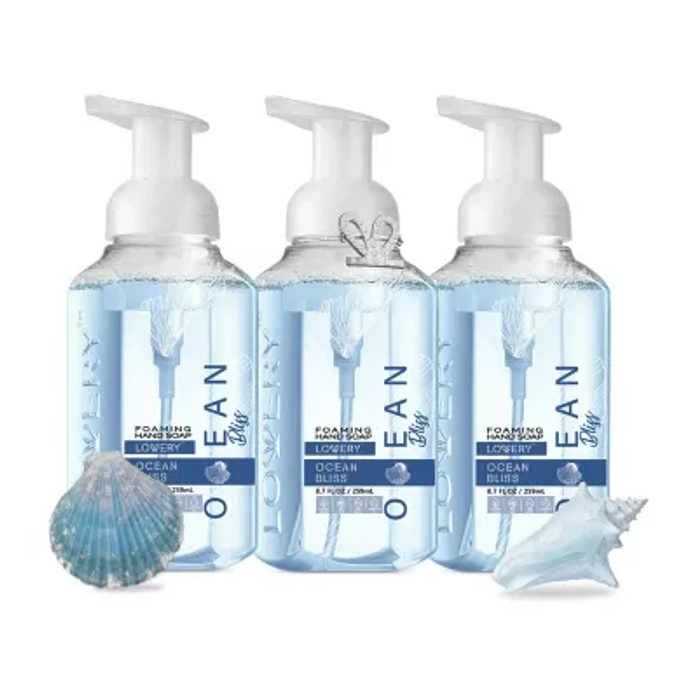 Lovery Foaming Hand Soap - 3 Pk - Ocean Bliss ($33 Value)