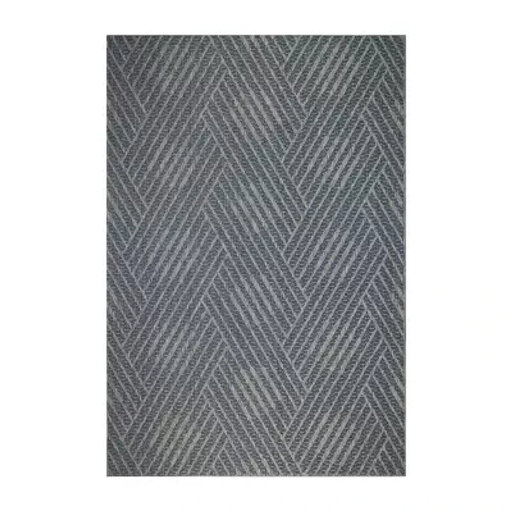 Amer Rugs Maryland Abbel Geometric Loomed Indoor Outdoor Rectangular Area Rug