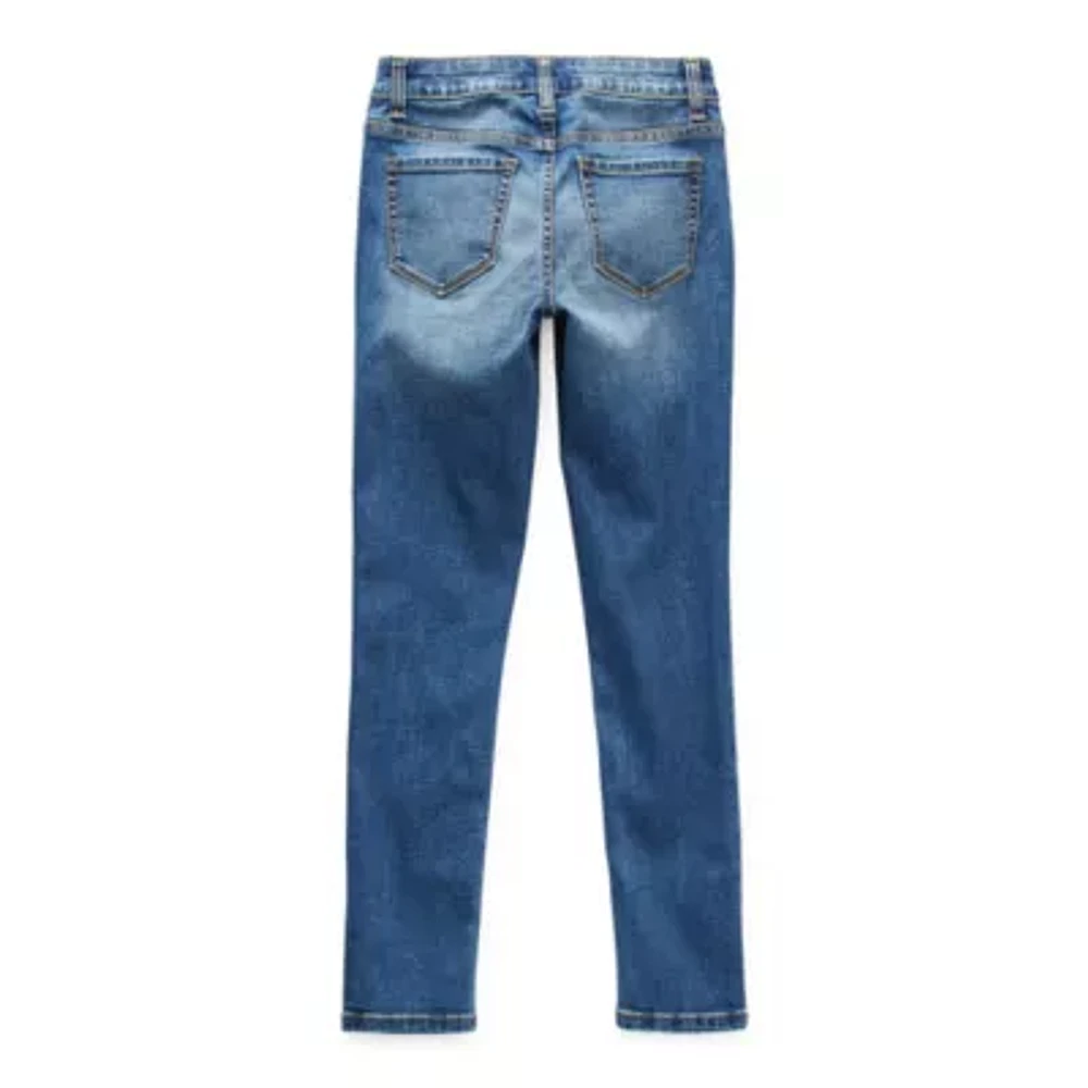 Thereabouts Superflex Little & Big Kid Girls Adjustable Waist Stretch Fabric Skinny Fit Denim Jean