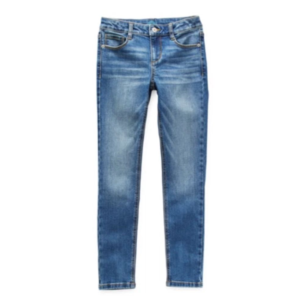 Thereabouts Little & Big Girls Adjustable Waist Stretch Fabric Superflex Skinny Fit Jean