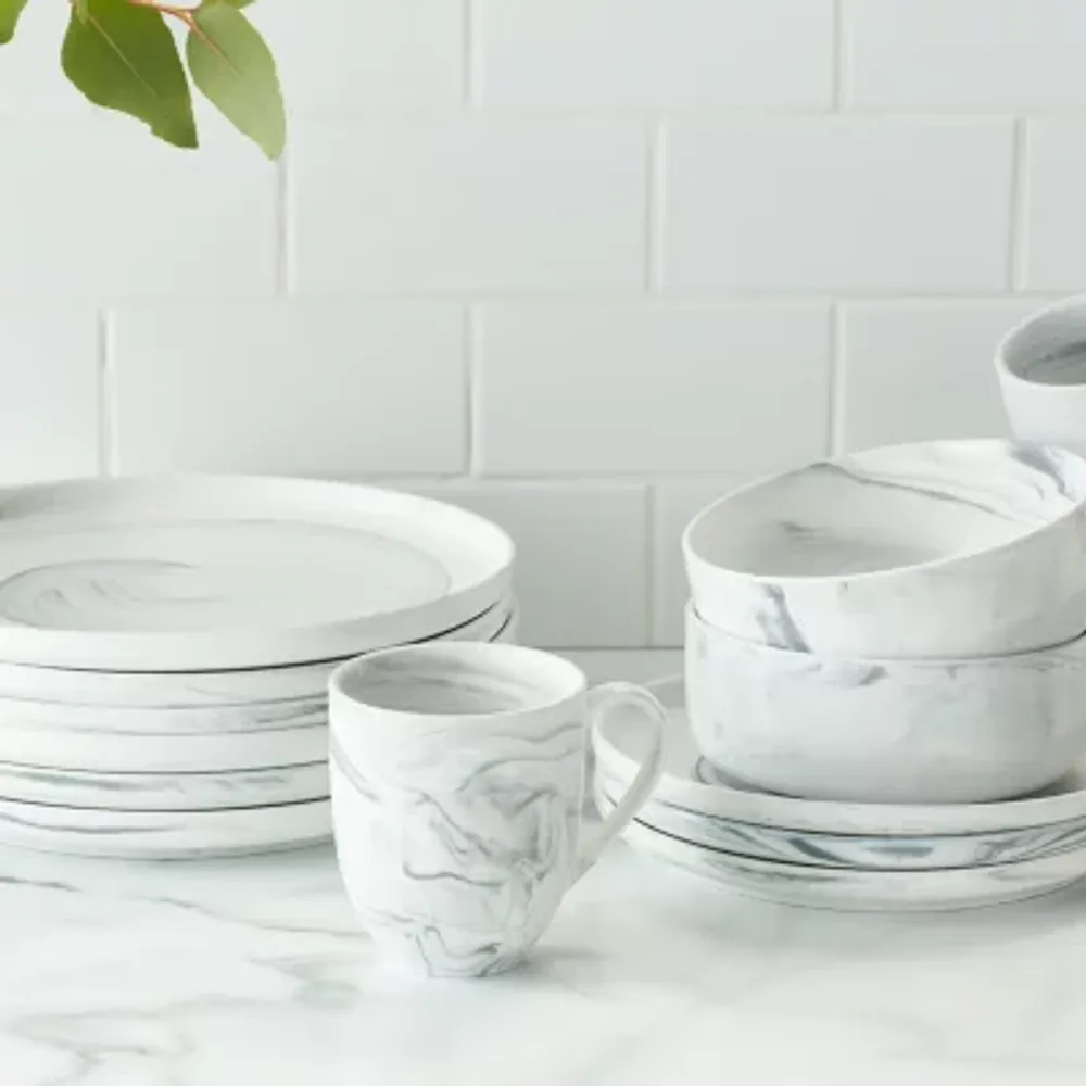 Stone + Lain Brighton 16-pc. Porcelain Dinnerware Set