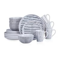 Stone + Lain Nova 16-pc. Stoneware Dinnerware Set