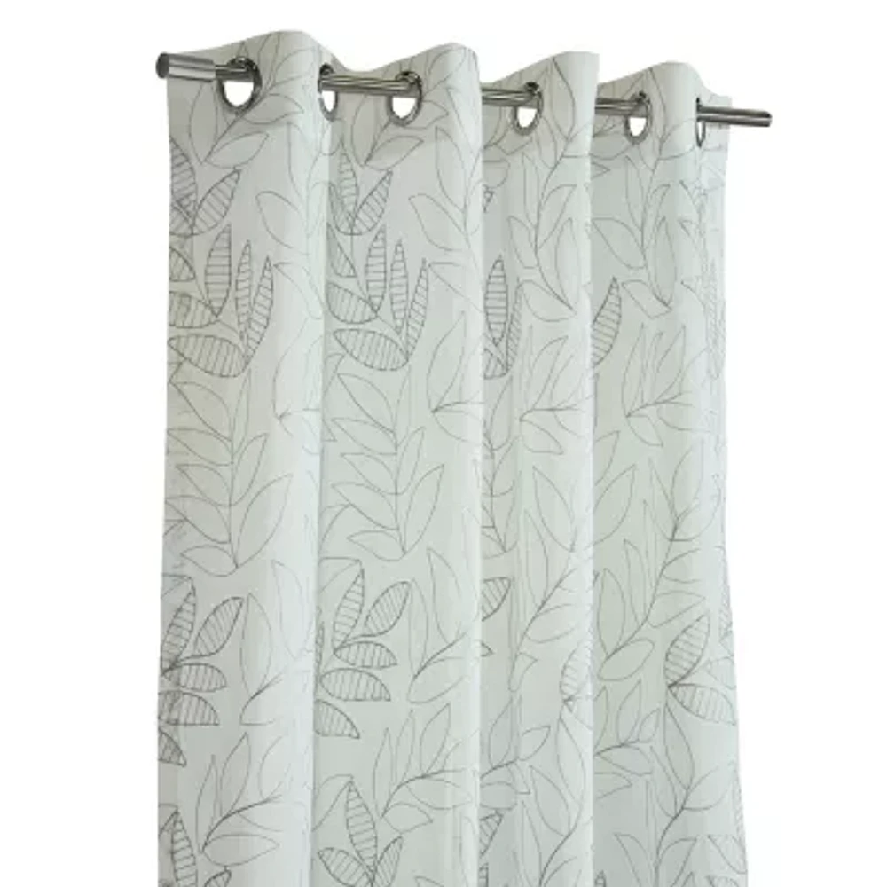 Valentina Grommet Top Sheer Single Curtain Panel