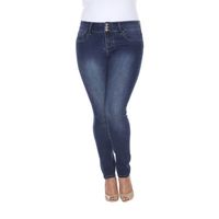 White Mark Womens Skinny Stretch Jeggings - Plus