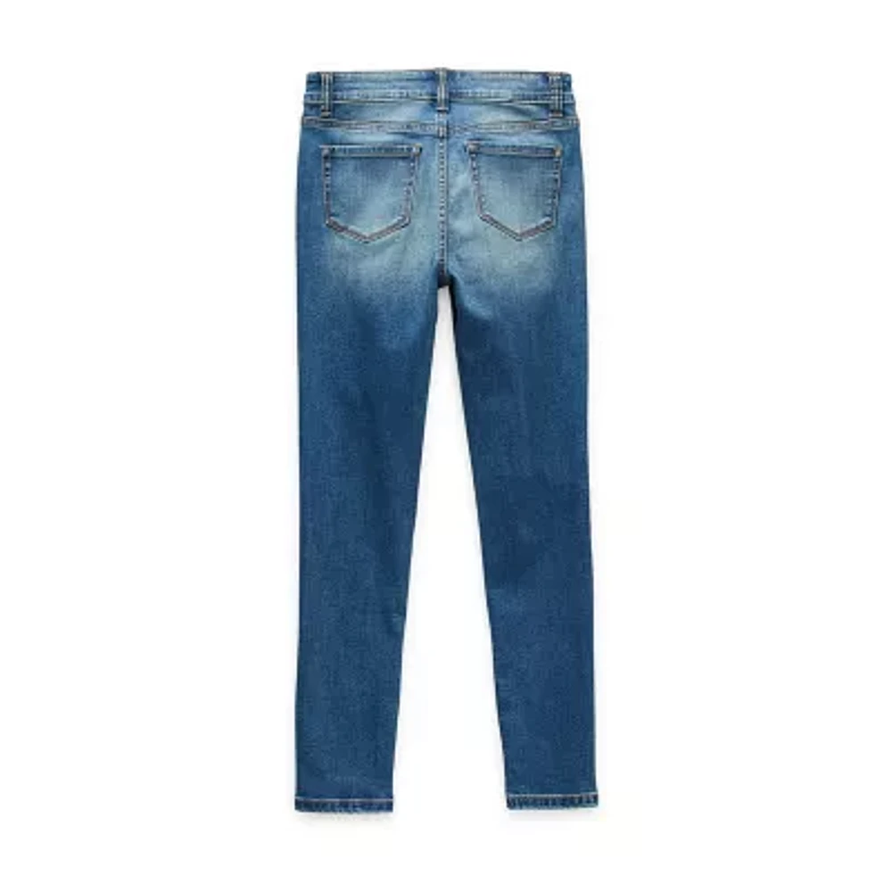 Thereabouts Superflex Little & Big Kid Girls Adjustable Waist Stretch Fabric Skinny Fit Denim Jean