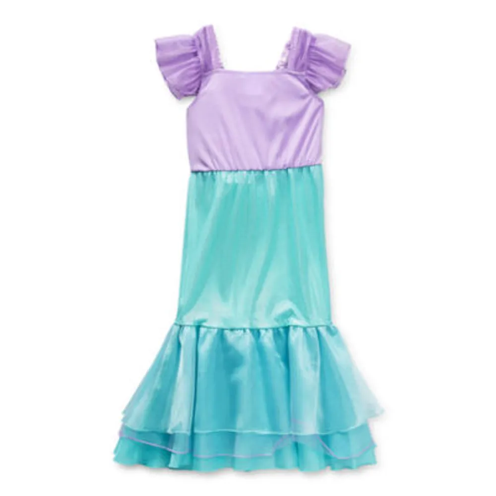 Disney Collection Ariel Roleplay Girls Dress Up Costume