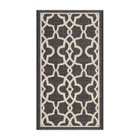 Safavieh Courtyard Collection Ariana Oriental Indoor/Outdoor Area Rug
