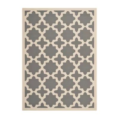 Safavieh Courtyard Collection Bokhara Geometric Indoor/Outdoor Area Rug