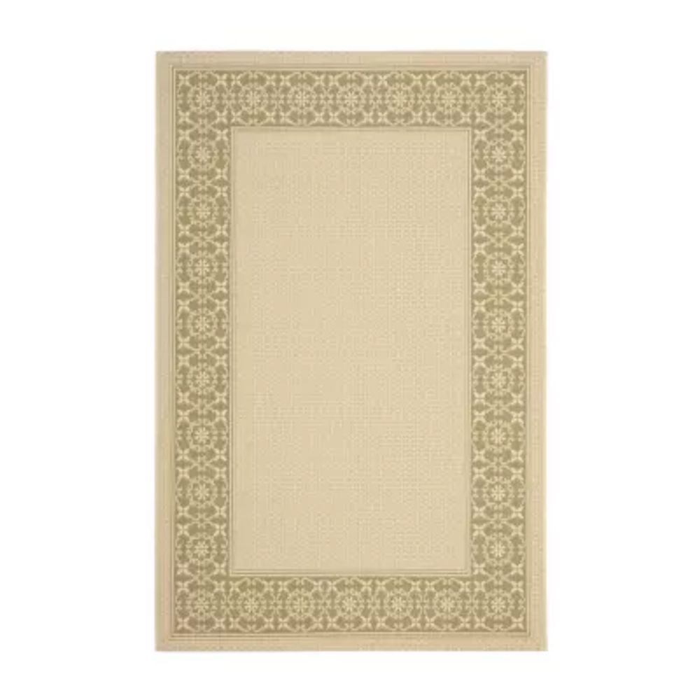 Safavieh Courtyard Collection Chao Floral Indoor/Outdoor Area Rug